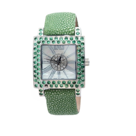 Tsavorite Diamond 3.31 Tcw. Luxury Watch main image 4